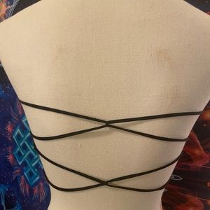 Strappy back bandeau